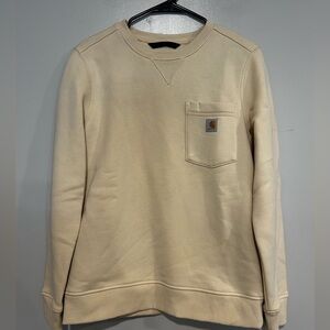 Carhartt Men's Beige Crewneck Sweater